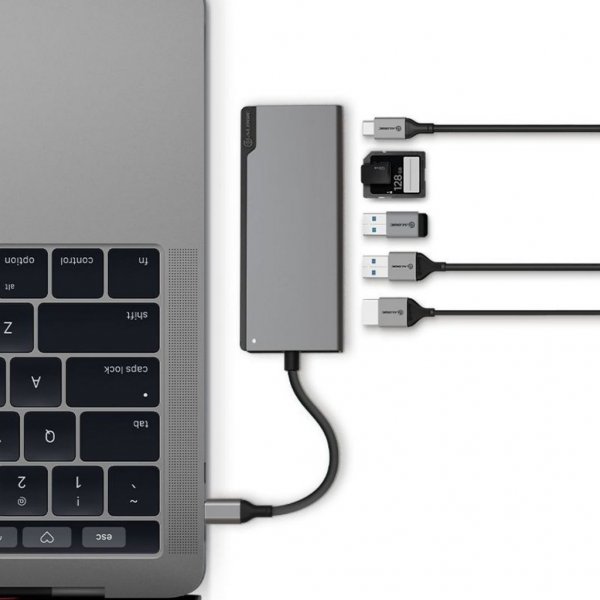 ALOGIC Ultra USB-C Dock UNI - HDMI. USB. SD-Card 100W PD Space Grey
