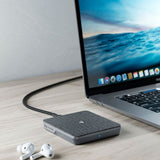 ALOGIC Trådløs Lader Qi laddning 10W - med USB-A till USB-C Kabel Space Grey