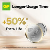 GP Ultra Lithium Battery Button cell CR2032 4-pack