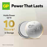 GP Ultra Lithium Battery Button cell CR2032 8-pack