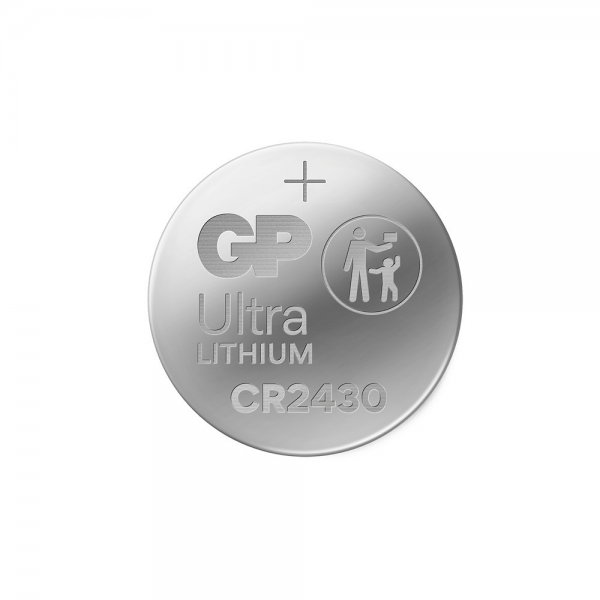 GP Ultra Lithium Battery Button cell CR2430 4-pack
