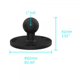 Armor-X 2.5" Round Plate AMPS Universal Mount