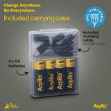 Aqiila Rechargeable AA Battery USB-C 4-pack