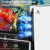USB 3.0 kjølevifte til PlayStation 5 Hvit