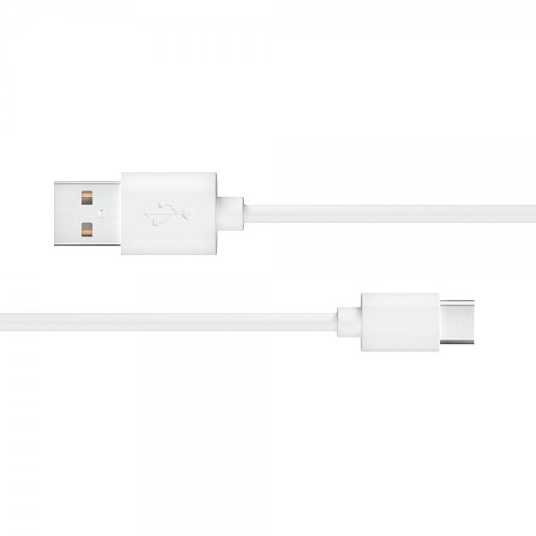 X2O USB-A til USB-C Kabel Basic 60W 0.5m Hvit
