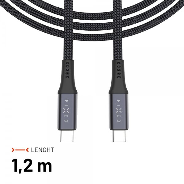 Fixed USB-C Mediakabel USB4 gen 2 240W 2m