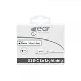 Gear USB-C/Lightning Kabel 1 meter Hvit