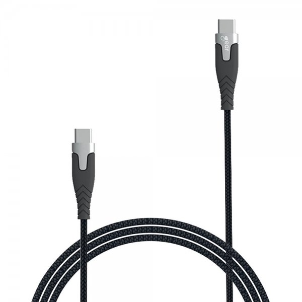 Gear USB-C/USB-C Kabel Kevlar 1.5 meter Svart