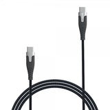 Gear USB-C/USB-C Kabel Kevlar 1.5 meter Svart