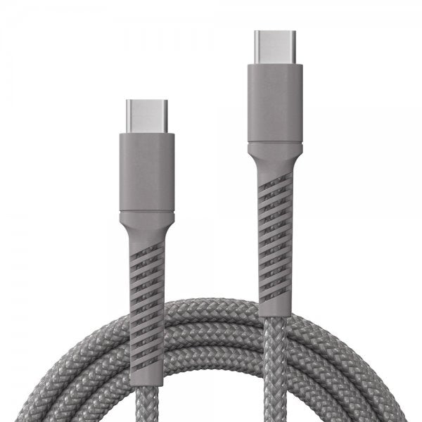 X2O USB-C til USB-C Kabel Longlife 100W 2m Grå