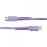 X2O USB-C til USB-C Kabel Longlife 100W 2m Lilla