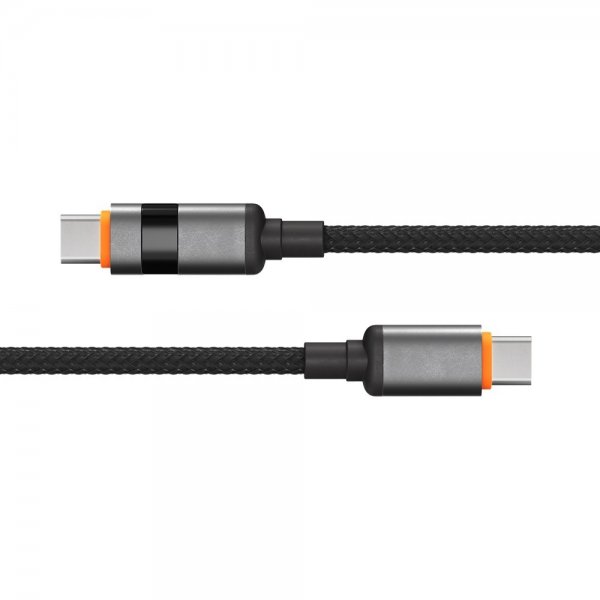 X2O USB-C til USB-C Kabel Longlife LED Display 100W 1.5m Svart