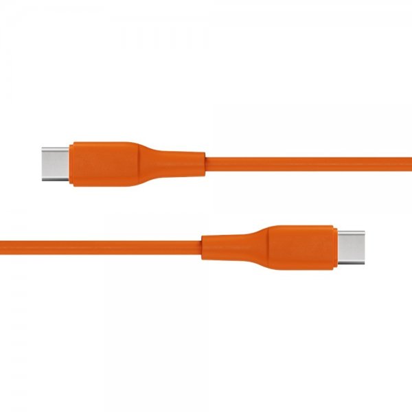 X2O USB-C til USB-C Kabel Superflex 60W 1.5m Oransje