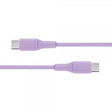 X2O USB-C til USB-C Kabel Superflex 60W 1.5m Rosa