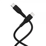 X2O USB-C til USB-C Kabel Superflex 60W 1.5m Svart
