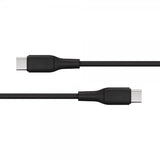 X2O USB-C til USB-C Kabel Superflex 60W 1.5m Svart