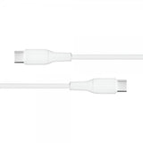 X2O USB-C til USB-C Kabel Superflex 60W 1.5m Hvit