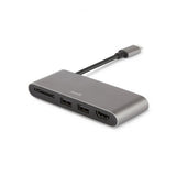 Moshi MacBook Pro USB-C Multimedia-Hub Sølv