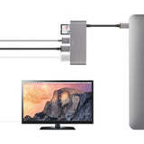 Moshi MacBook Pro USB-C Multimedia-Hub Sølv