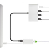 Moshi USB-C til Gigabit Ethernet-Adapter Hvit