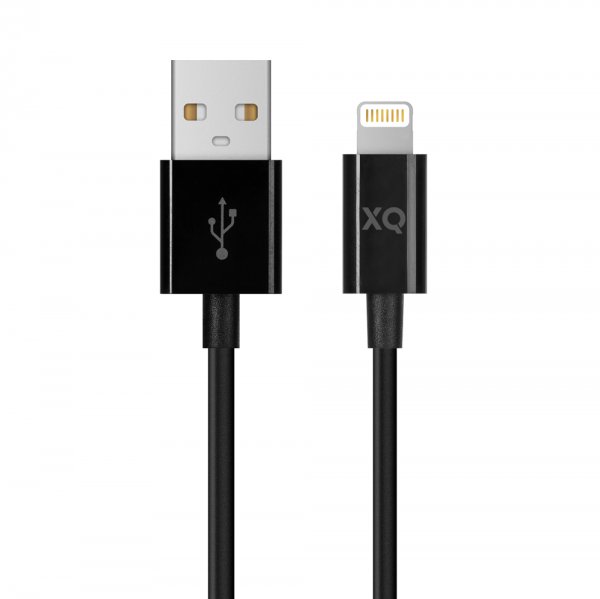 Xqisit USB till Lightning Kabler 1.5 m Svart