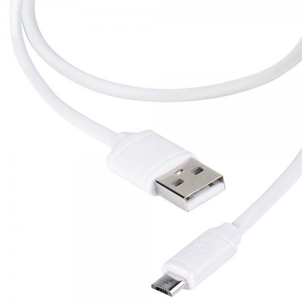 Vivanco USB till Micro-USB Kabel 1.2 meter Hvit