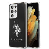 U.S. Polo Samsung Galaxy S21 Ultra Deksel med Logo Svart