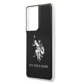 U.S. Polo Samsung Galaxy S21 Ultra Deksel med Logo Svart