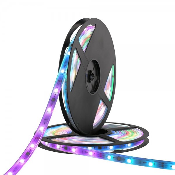 Deltaco Smart Home Utendørs LED-strip RGB IP65 2x5m