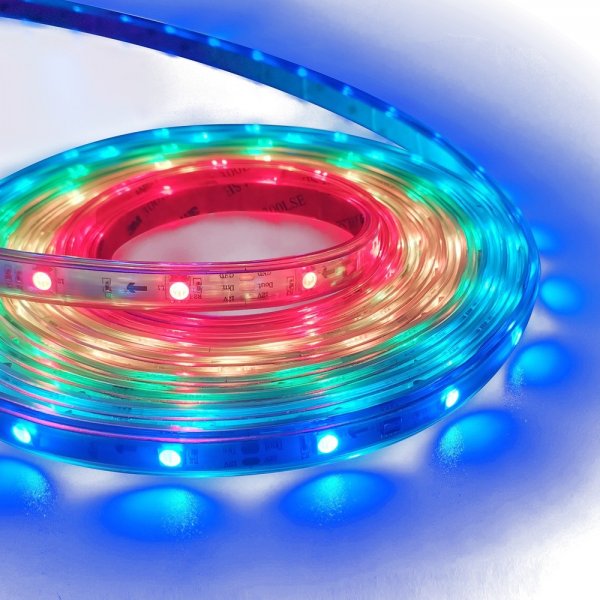 Deltaco Smart Home Utendørs LED-strip RGB IP65 2x5m