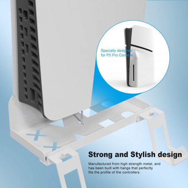 JYS Veggmontert holder til PlayStation 5 Slim