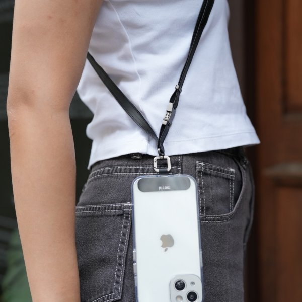 Moshi 2-in-1 Wrist/Body Strap Midnight Black