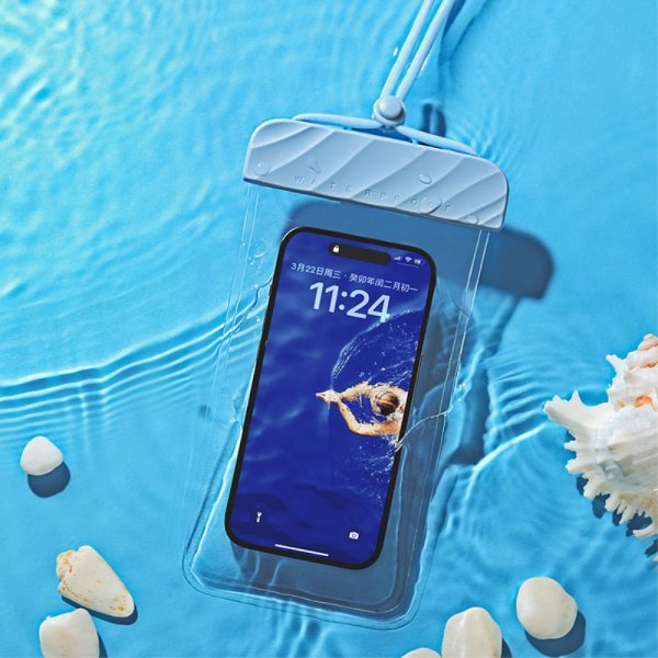 Vanntett Pouch IPX8 Lilla