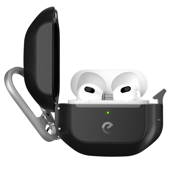 KeyBudz AirPods 3 Deksel Element Series Carbon Black