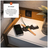 Fixed Sammenleggbar Trådløs lader 3in1 Flex for Samsung