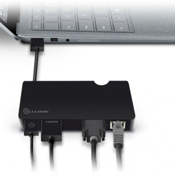 ALOGIC USB 3.0 dock with HDMI. VGA. Ethernet and USB