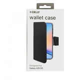 Celly Samsung Galaxy A35 Etui Wally Wallet Case Svart