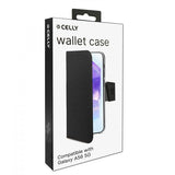 Celly Samsung Galaxy A56 Etui Wally Wallet Case Svart