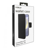 Celly Samsung Galaxy S25 Plus Etui Wally Wallet Case Svart