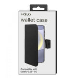 Celly Samsung Galaxy S25 Plus Etui Wally Wallet Case Svart
