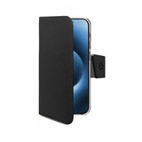 Celly iPhone 17 Pro Etui Wally Wallet Case Svart