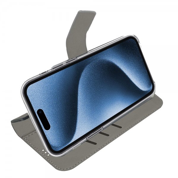 Celly iPhone 17 Pro Etui Wally Wallet Case Svart