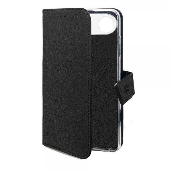 Celly iPhone Air Etui Wally Wallet Case Svart