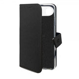 Celly iPhone Air Etui Wally Wallet Case Svart