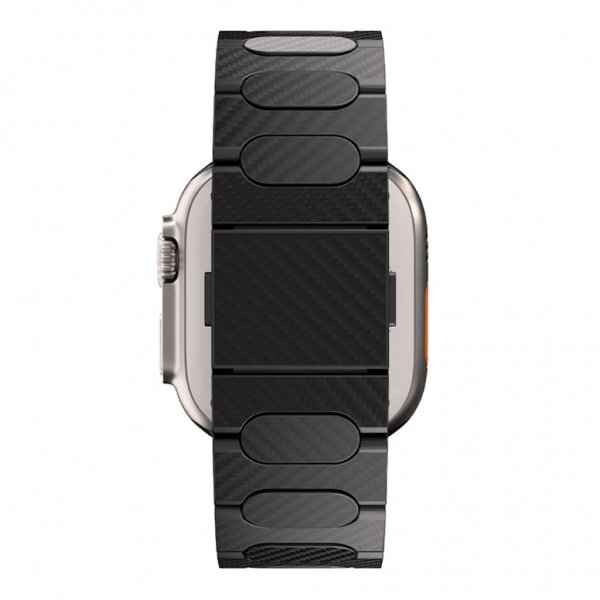 Just Mobile Apple Watch 44/45/46mm/Apple Watch Ultra Armbånd Karbonfiber