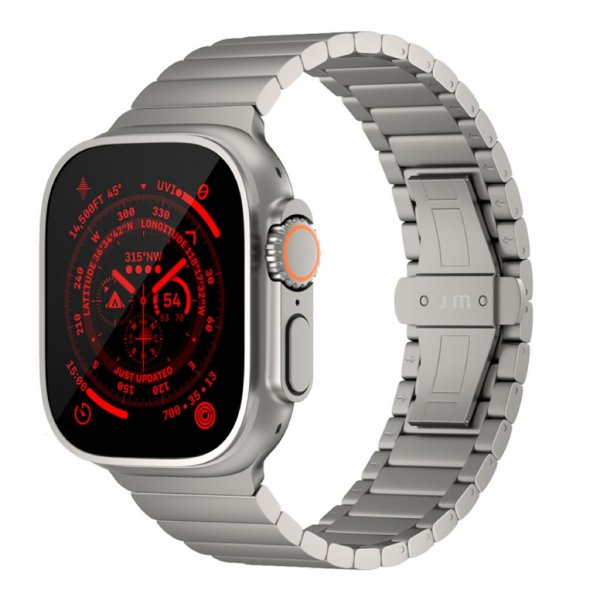 Just Mobile Apple Watch Ultra Armbånd Titanium DLC