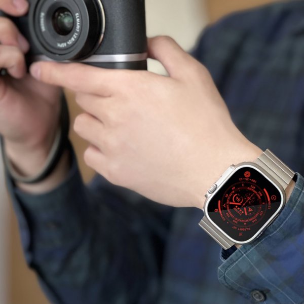 Just Mobile Apple Watch Ultra Armbånd Titanium DLC