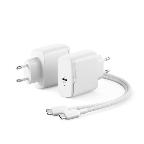 ALOGIC Rapid Power 65W GaN Lader ink. 2m USB-C ladekable