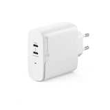 ALOGIC Rapid Power 2-ports (45+18W) GaN Lader ink. 2m USB-C ladekable