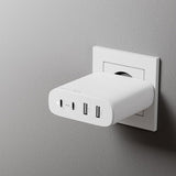 ALOGIC Rapid Power 4-portars 100W GaN-Lader inkl. 2 meters USB-C-ladekable